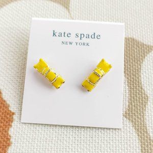 Kate Spade | Taxi! Cab | Gold Stud Earrings